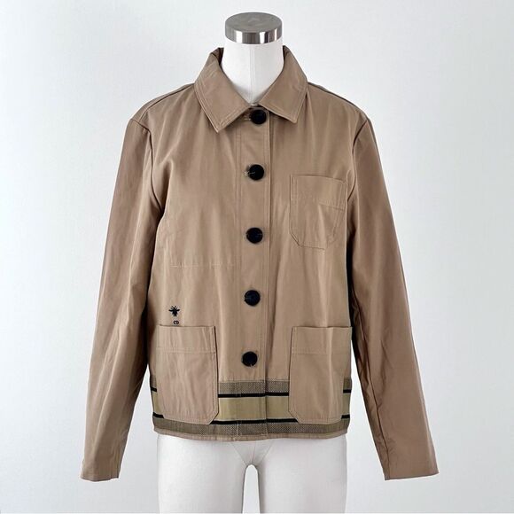 Christian Dior Short Vest Beige Jacket - Picture 1 of 12